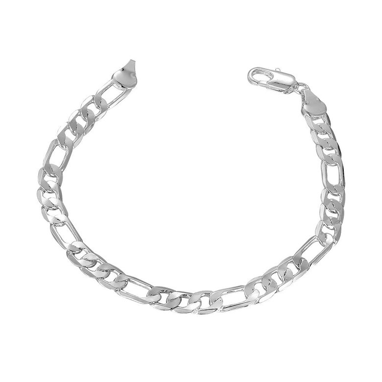 Wholesale Romantic Silver Round Bracelet TGSPB315