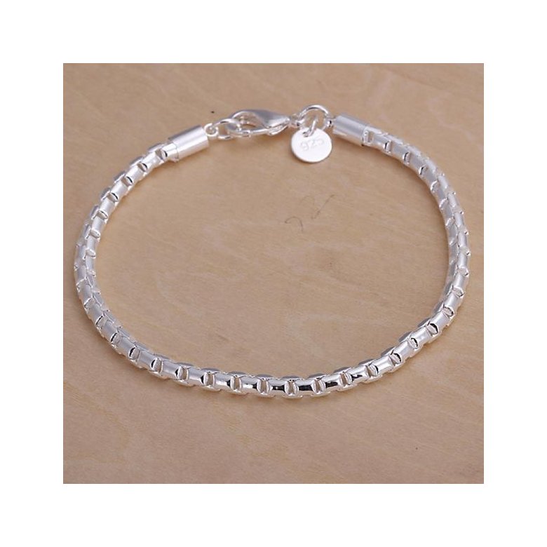 Wholesale Trendy Silver Round Bracelet TGSPB319