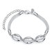 Wholesale Romantic Silver Round Bracelet TGSPB331