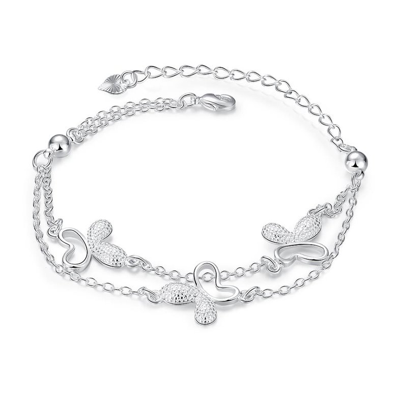 Wholesale Romantic Silver Animal Bracelet TGSPB370
