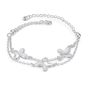 Wholesale Romantic Silver Animal Bracelet TGSPB370
