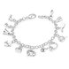 Wholesale Trendy Silver Geometric Bracelet TGSPB408