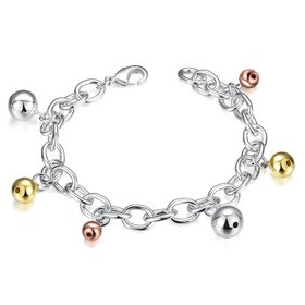 Wholesale Trendy Hot Sell Silver Bell Bracelet TGSPB027