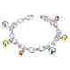Wholesale Trendy Hot Sell Silver Bell Bracelet TGSPB027