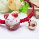 Wholesale New Arrive Handmade Cute Ceramic Lucky Cat Charm Beaded Bracelet Fortune Wish Women Bracelet VGB008