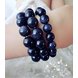 Wholesale Planet Blue sand Bracelet for Women Natural Stone Universe Beads Men Bracelet Elastic Yoga Chakra Healing Energy Jewelry VGB025