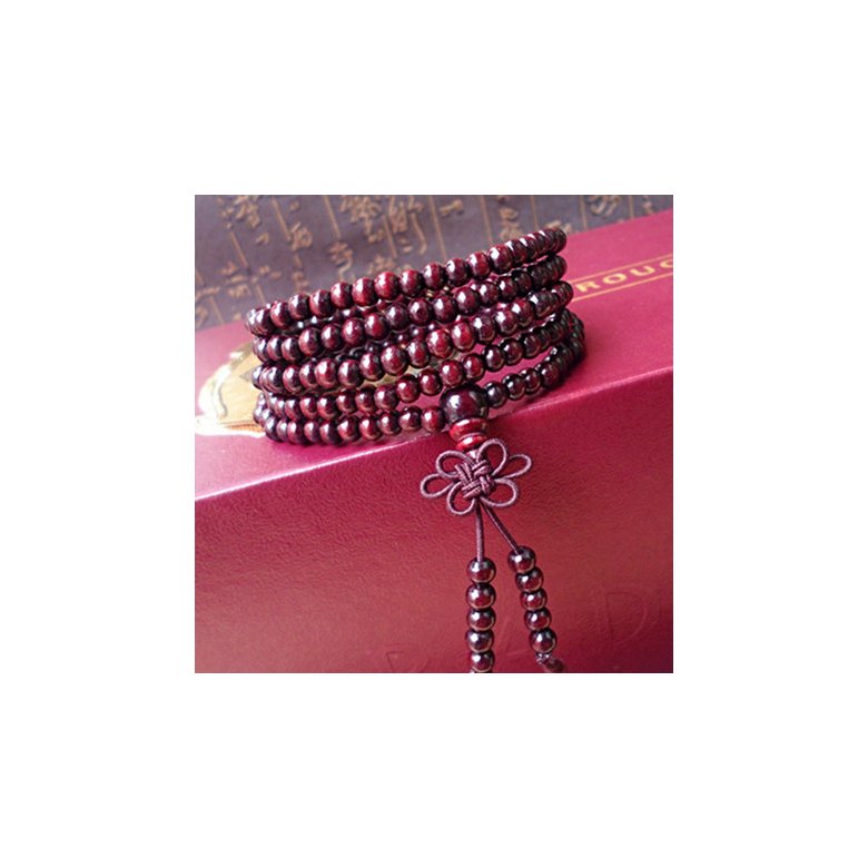 Wholesale Fashion Natural Sandalwood beads Buddhist prayer wood bracelet japa malas necklace Tibetan meditation Bracelets VGB036