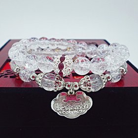 Wholesale Popular Chinese national Style String Multi-element Crystal Beaded bracelet hand accessories for women charm bracelet VGB044