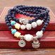 Wholesale Natural blue sandstone bracelet Crystal Ball Beads luck cat Bracelets For Women Fashion Hands Jewelry Lovely Bracelet VGB059