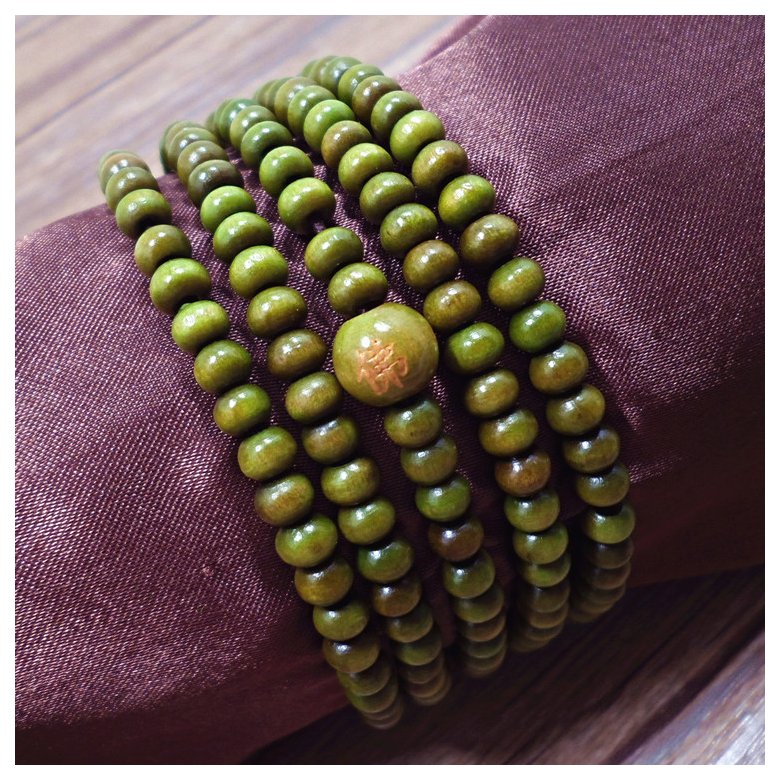 Wholesale 3 Colors Sandalwood Buddhist Jewelry Buddha Wood Prayer Bead Mala Unisex Men Bracelets & Bangles Jewelry Bijoux VGB070