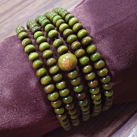 Wholesale 3 Colors Sandalwood Buddhist Jewelry Buddha Wood Prayer Bead Mala Unisex Men Bracelets & Bangles Jewelry Bijoux VGB070