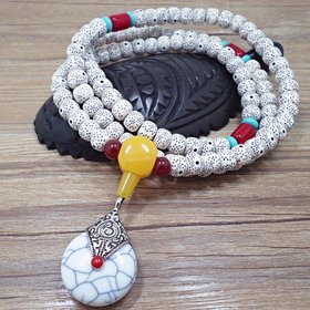 Wholesale Tibetan style Natural Bodhi Root Beads Bracelet Necklace Buddhist Prayer Beads Bracelet For Women Yoga Meditation Balancing VGB075