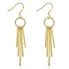 Wholesale New arrival Gold Color Long Tassel Earrings for Women Wedding Fashion Jewelry Gifts TGCLE006