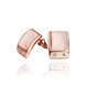 Wholesale New Product Hot Fashion Women's Charm Jewelry Simple Rectangle Rose Gold-Color Stainless Steel Stud Earring Woman Gifts TGGPE318