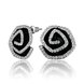 Wholesale Fashion Luxury classic black flowers Earring Jewelry Rhinestone Designer Camellia Earrings for Women Party TGGPE036