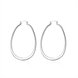 Wholesale Trendy Hot Sale Silver plated Simple U Shaped Hoop Earrings For Women Fashion Jewelry Wedding Accessories  TGHE001