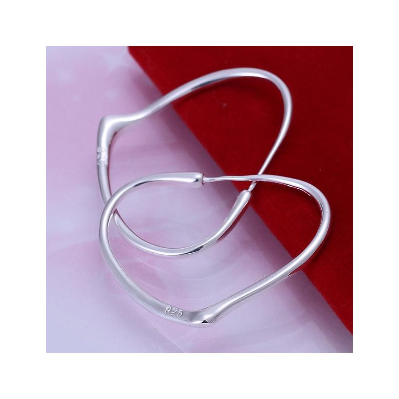 Wholesale Trendy Silver plated Geometric Hoop Earring For Woman Fashion Party Jewelry TGHE002