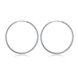 Wholesale Classic Trendy Silver plated Circle Hoop Earrings Round Stylish Earrings for women Engagement Christmas Gift TGHE005