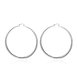 Wholesale Classic Trendy Silver plated Circle Hoop Earrings Round Stylish Earrings for women Engagement Christmas Gift TGHE011
