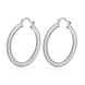 Wholesale Trendy Hot Sale Silver plated Simple round Hoop Earrings For Women Fashion Jewelry Wedding Accessories  TGHE045