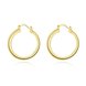 Wholesale New arrival 24K Gold Color Earrings For Women simple Trendy Round Statement Earrings Fashion Party Jewelry Gift TGHE054