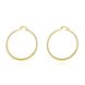 Wholesale New arrival 24K Gold Color Earrings For Women simple Trendy Round Statement Earrings Fashion Party Jewelry Gift TGHE055