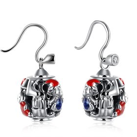 Wholesale Creative 925 Sterling Silver round ball dangle earring high quality Earrings For Women Banquet fine gift TGSLE152