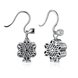 Wholesale Fashion 925 Sterling Silver flower dangle earring vintage hollow out Earrings For Women Banquet fine gift TGSLE159