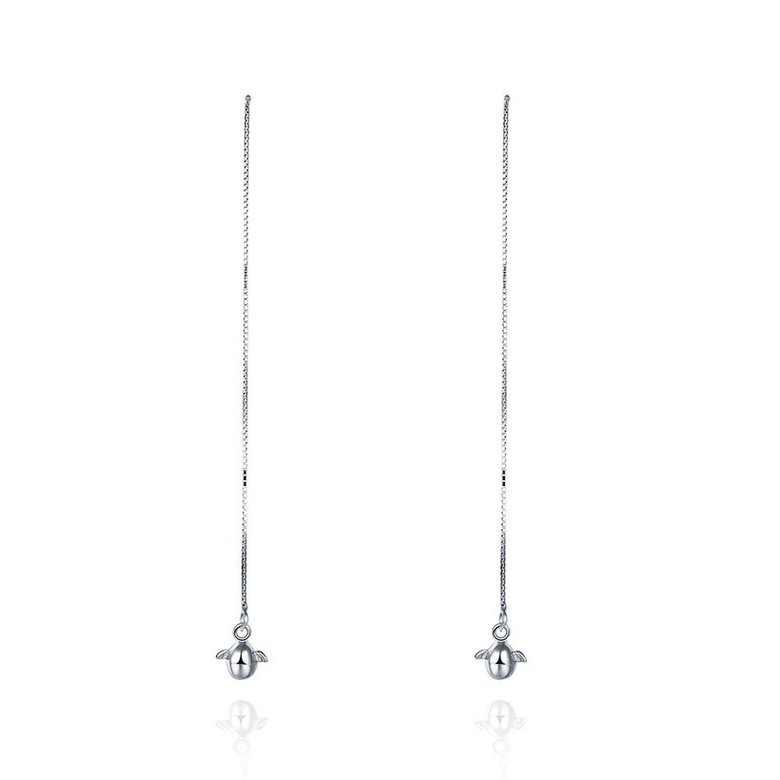 Wholesale Temperament Long Earrings for Women Party Jewelry Shiny CZ Stone Dangle Earrings Birthday Anniversary Gifts  TGSLE186