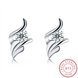Wholesale Hot wholesale jewelry Fashion romantic 925 Sterling Silver Stud Earrings High Quality Woman Jewelry cute shiny Zircon Earrings TGSLE036