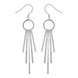 Wholesale Romantic Silver plated Dangle Earring Handmade New Trendy Tassel Drop Earrings For Women Charm Ear Jewelry Couple Gift TGSPDE181