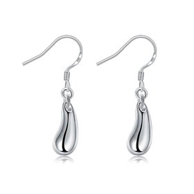 Wholesale Fashion Silver plated Earrings Water Drop Earrings Dangle Earrings for Women Jewelry Gift TGSPDE184