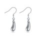 Wholesale Fashion Silver plated Earrings Water Drop Earrings Dangle Earrings for Women Jewelry Gift TGSPDE184