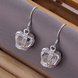 Wholesale Hot selling jewelry Silver plated Earrings Women Crown Crystal Drop Earring For Women Engagement Jewelry TGSPDE210