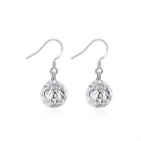 Wholesale China fashion jewelry Hollow round ball shape Vintage Long Drop Dangle Earrings For Women daily collocation and wedding Jewelry TGSPDE217
