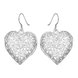 Wholesale China fashion jewelry Hollow Leaf Heart shape Vintage Long Drop Dangle Earrings For Women wedding party Jewelry TGSPDE230