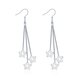 Wholesale Romantic Silver Star Dangle Earring fashion tassels earring jewelry wholesale from China TGSPDE231