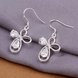 Wholesale Romantic Silver water drop zircon Dangle Earring shinny elegant earring for women wedding jewelry TGSPDE283