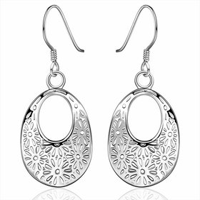 Wholesale European and American fashion earrings Vintage Court geometric pattern Dangle Earrings For Women Engagement Wedding Jewelry TGSPDE054