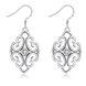 Wholesale European and American fashion earrings Vintage Court geometric pattern Dangle Earrings For Women Engagement Wedding Jewelry TGSPDE043