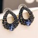 Wholesale New Women Girls Ladies Retro Bohemian Style Drop-shaped Pendant Earrings Jewelry VGE019