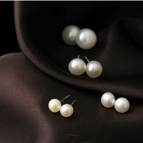 Wholesale New Fashion wholesale Jewelry Simulated Pearl Drop Earrings Cute For Women Shiny Wedding Jewelry  VGE021