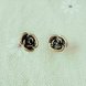 Wholesale KISSWIFE 2020 New Elegant wholesale jewelry black rose Flower Ladies Gold Earrings VGE026