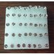 Wholesale 20PCS Transparent Plastic Beads With Hole Ear Stud For Jewelry VGE030