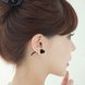 Wholesale KISSWIFE 2020 New Elegant wholesale jewelry black rose Flower Ladies  Earrings VGE033