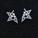 Wholesale Fashion Jewelry Elegant Star Pearl Earrings White zircon Pearl Stud Earrings Wedding Party Earrings For Women VGE034