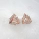 Wholesale  Euro-American Fashion Simple Exaggerated Earrings with Personalized Triangular Diamond Earrings VGE035
