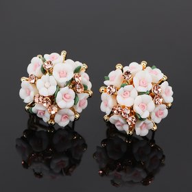 Wholesale New Fashion  jewelry Flower Earring For Women Vintage Jewelry VGE041