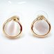 Wholesale New Vintage Round  Opal Stone Big Stud Earrings For Women fashion Temperament jewelry VGE042