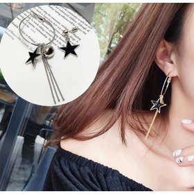 Wholesale Trendy star Tassel Korean Earrings Luxury Charm dangle Earrings For Women Fashion Jewelry  2020 VGE061